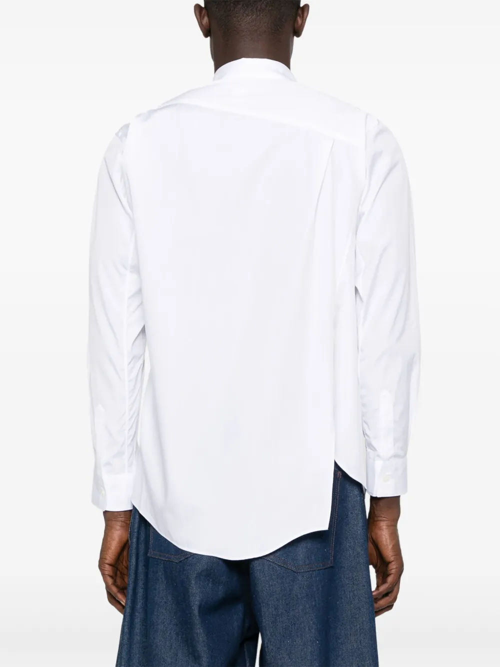 Comme Des Garçons Shirt Overhemd met borduurwerk Wit