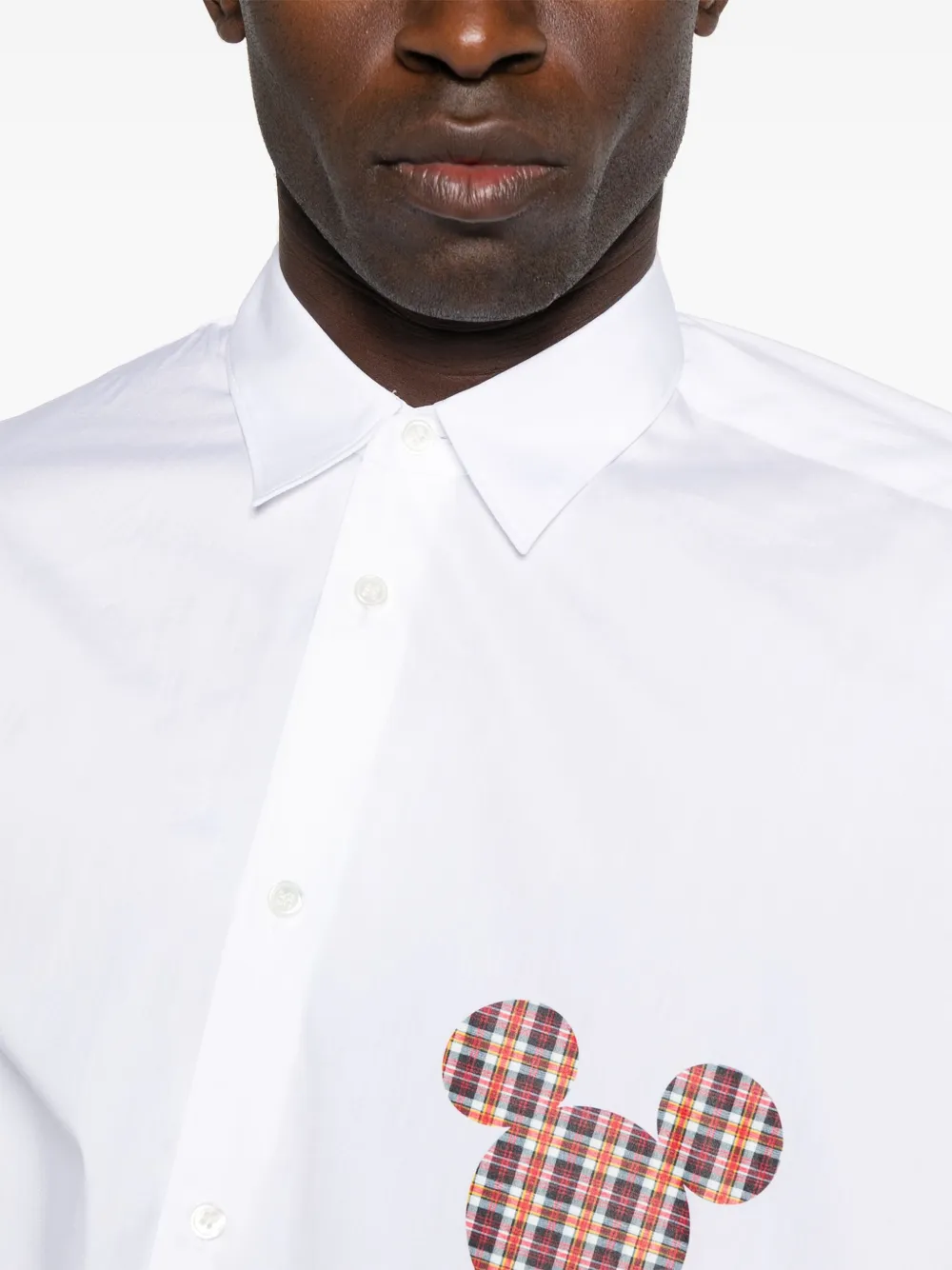 Comme Des Garçons Shirt Overhemd met borduurwerk Wit