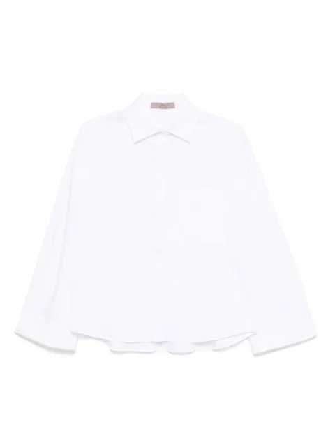 D.Exterior cotton-blend shirt
