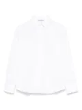 i'm brian long-sleeve button-up shirt - White