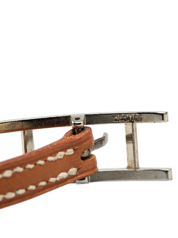 Hermès Bracelet triple tour en cuir Hapi bracelet hermes hapi 3 triple tour t19 en cuir veau