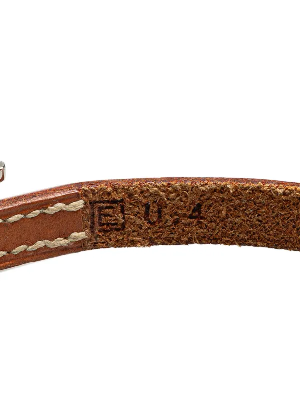 Hermès Pre-Owned 2001 Leather Hapi Triple Tour Wrap Bracelet
