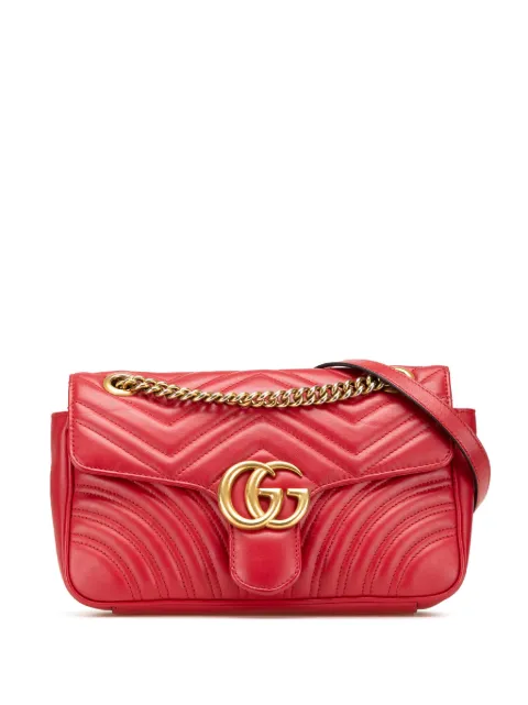 Gucci Pre-Owned 2016-2024 Small GG Marmont Matelasse Leather Flap crossbody bag