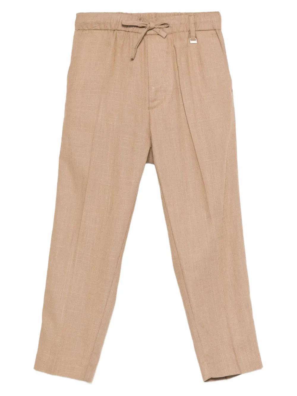 i'm brian elasticated-waistband trousers | Brown | Image 1