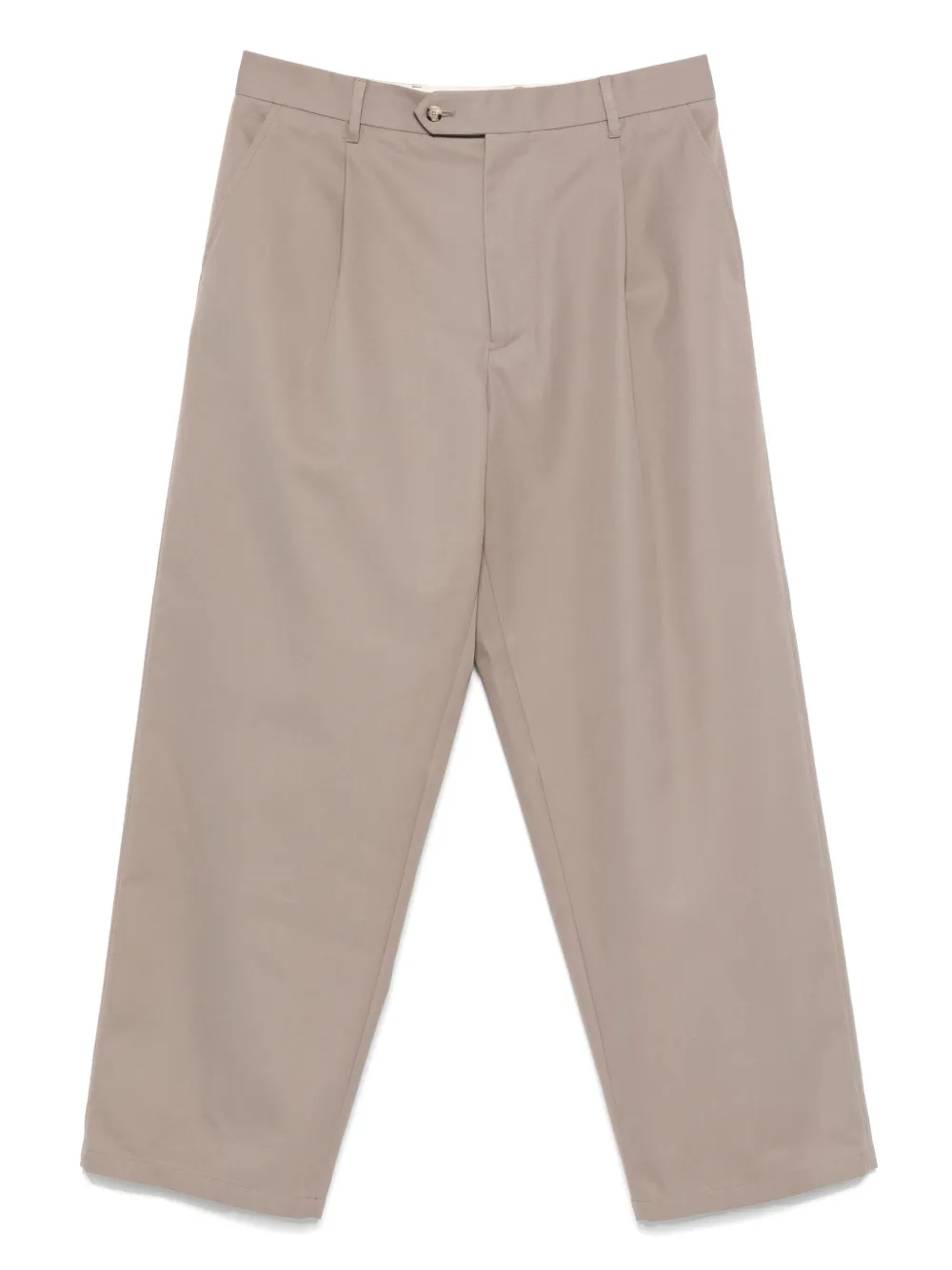 Moschino pleat-detail trousers Grijs
