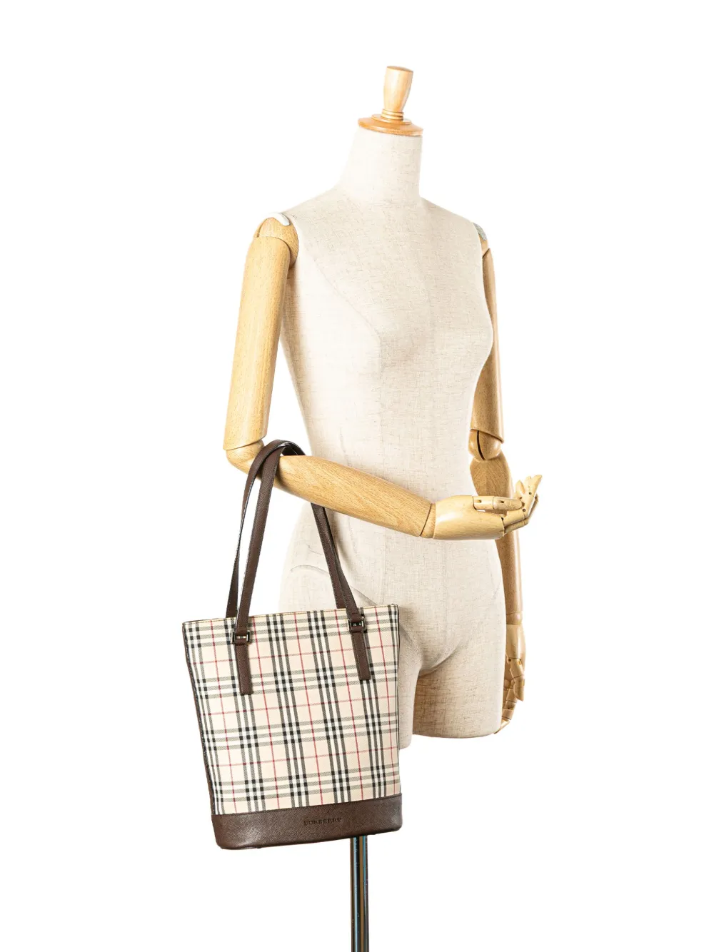Burberry Pre-Owned 2000-2017 House Check Coated Canvas Bucket tote bag | Pre-Owned | Image 2