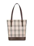 Burberry Pre-Owned 2000-2017 House Check Coated Canvas Bucket tote bag - Brown
