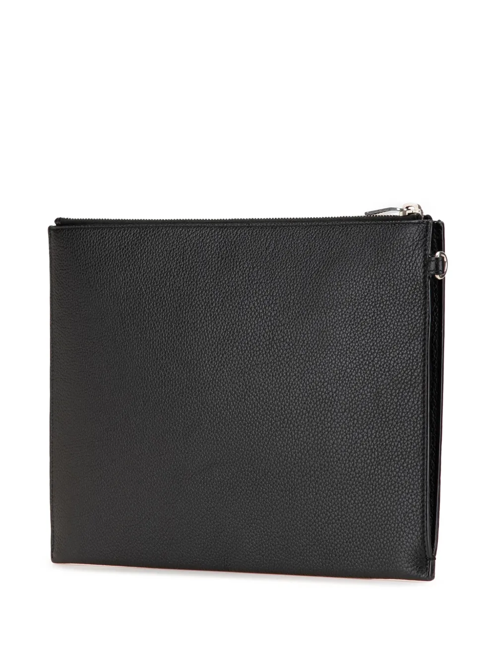 Pre-owned Saint Laurent 2022 Grained Calfskin Monogram Clutch Bag