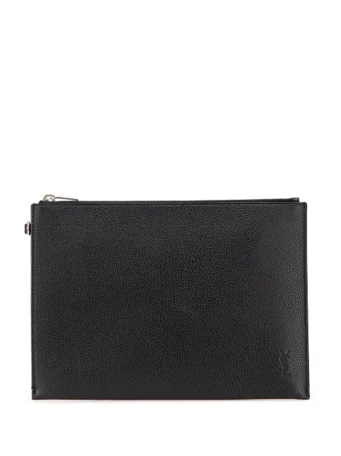 Saint Laurent Pre-Owned 2022 Grained Calfskin Monogram clutch bag