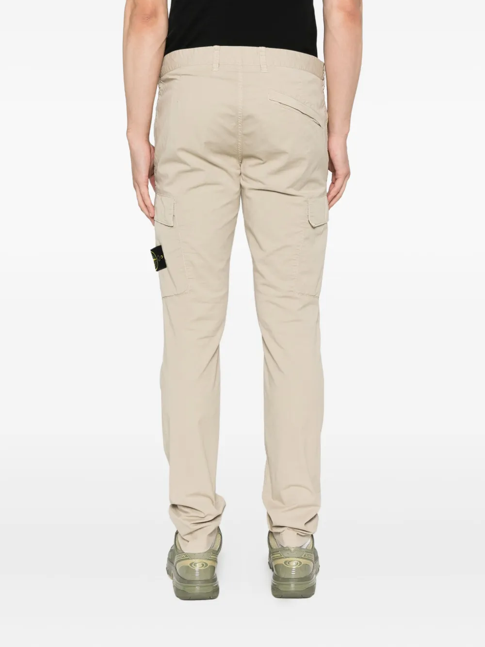 Stone Island Broek met cargo zak Beige