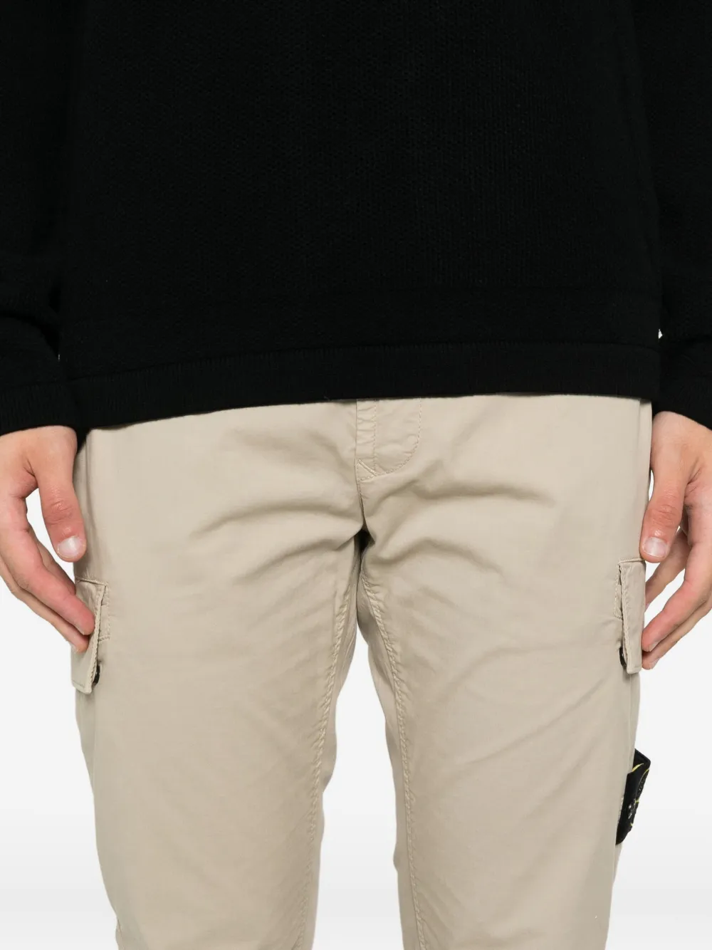 Stone Island Broek met cargo zak Beige
