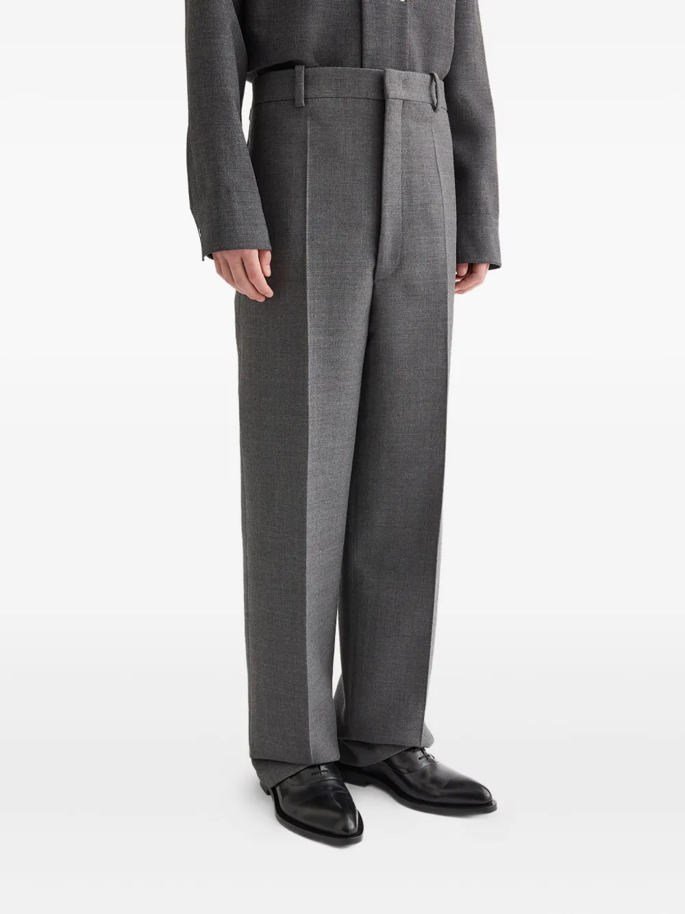Jil Sander Pleated Trousers In Gray