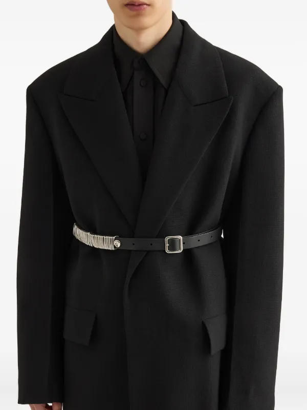B*o様 JIL SANDER ベルト ブラック Jil Sander 70cm Leather Belt