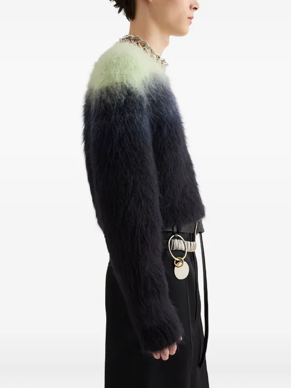 ジルサンダー　グラデーション　ニット　ウール　セーター　メンズ　46 M ジルサンダー グラデーション ニット ウール セーター メンズ 46 M