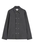 Jil Sander button-up utility shirt - Grey