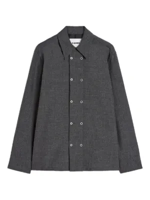 Jil Sander チェック シャツ | グレー | FARFETCH JP