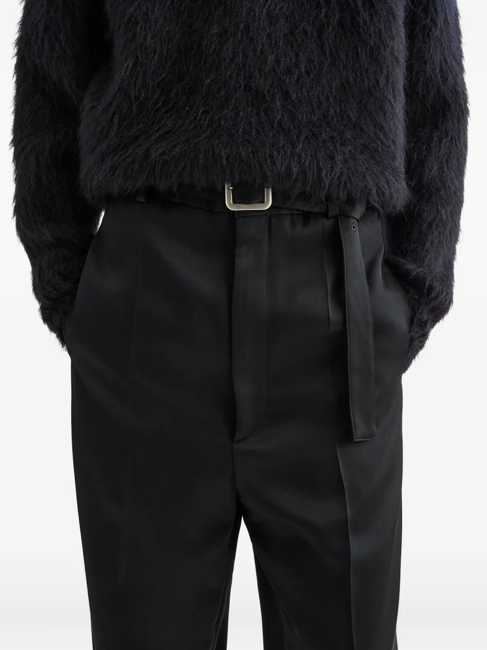 Jil Sander Pantalon Zwart