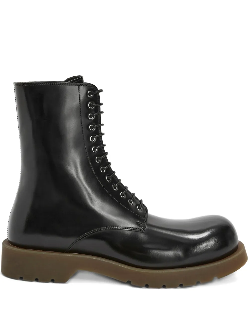 Jil Sander lace-up ankle boots Black