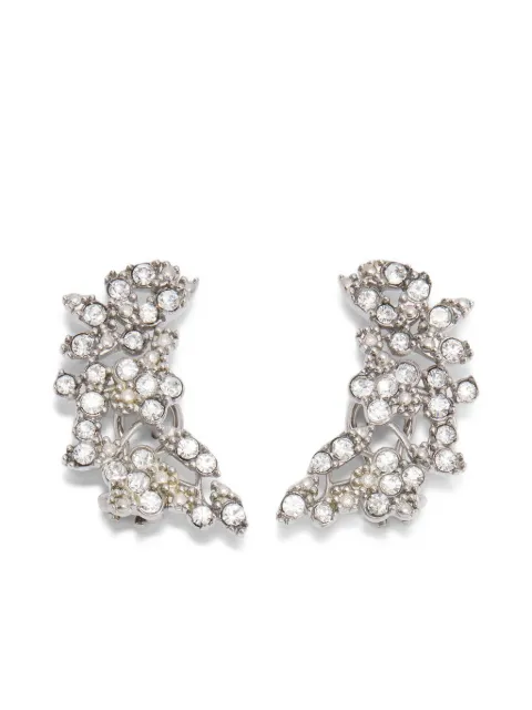 Jil Sander zirconia-embellished earrings
