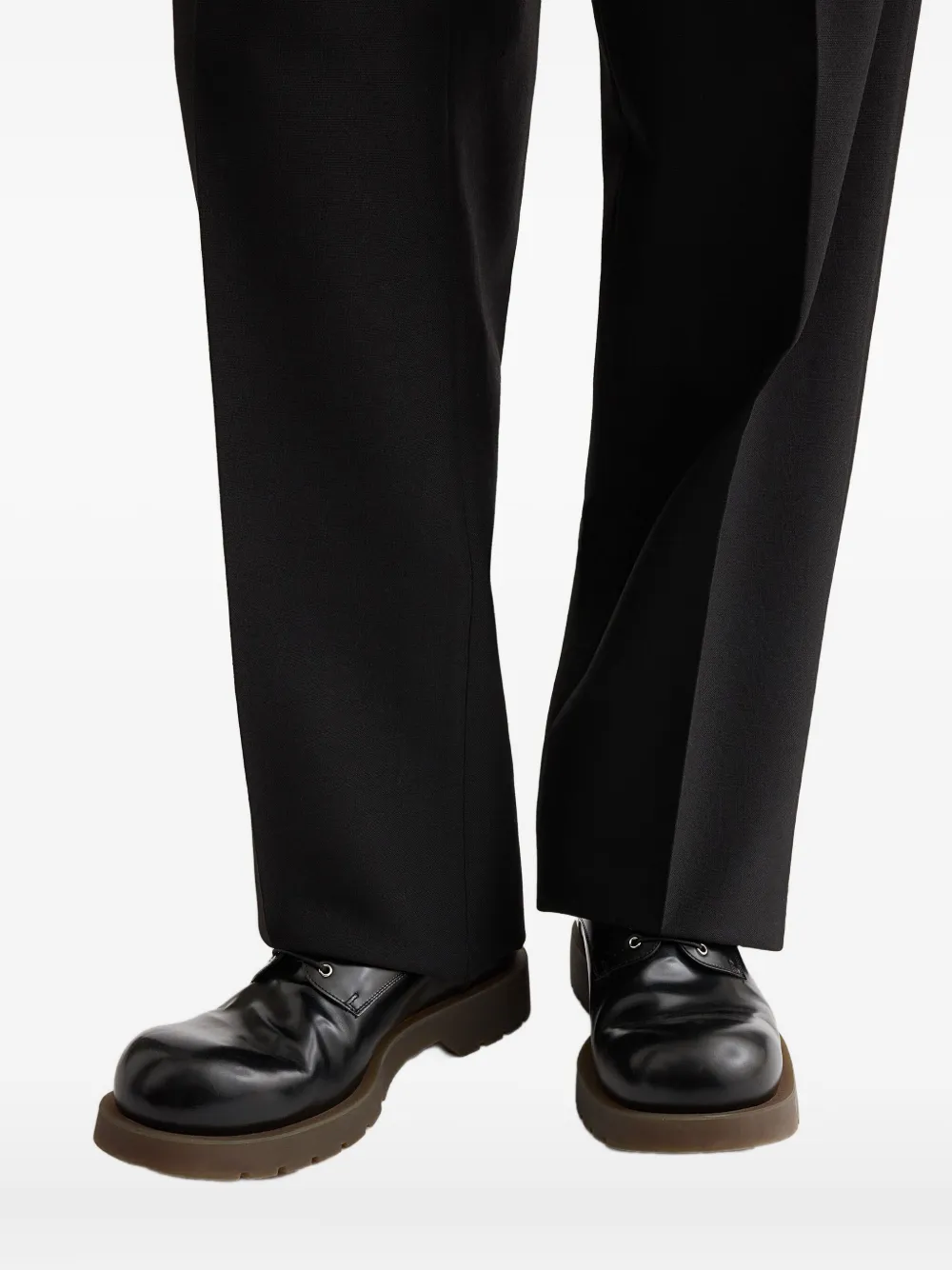 Jil Sander lace-up derby shoes Black