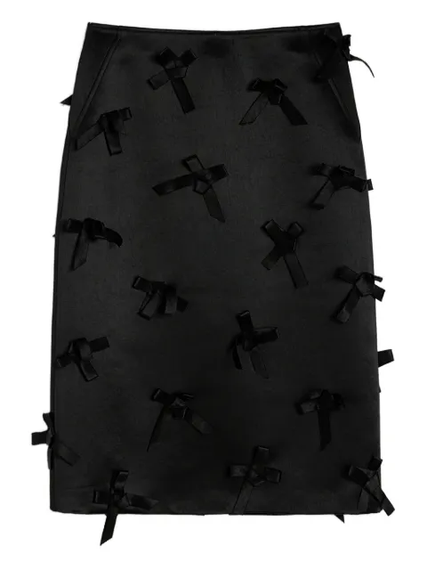 Jil Sander bow-embellished midi skirt