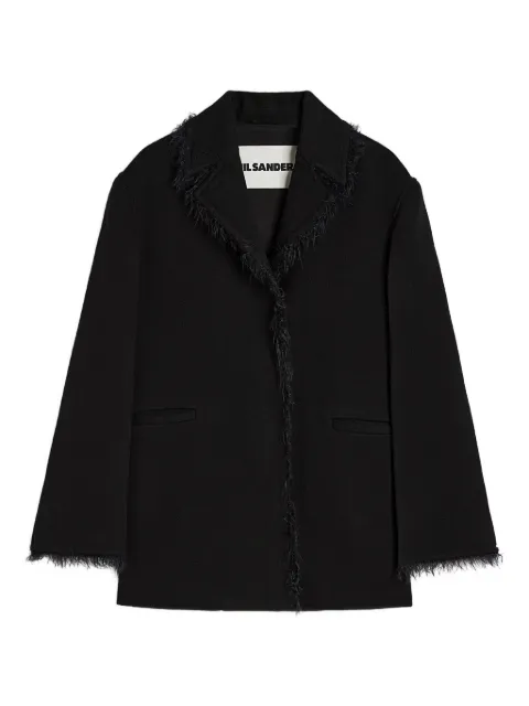 Jil Sander chamarra con ribete