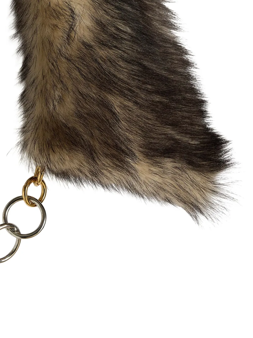 Jil Sander ^ lammy kraag met ketting - Bruin
