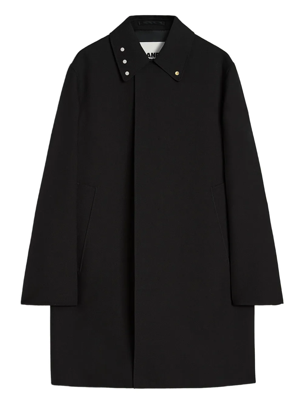 Jil Sander Jas met dubbele rij knopen Zwart