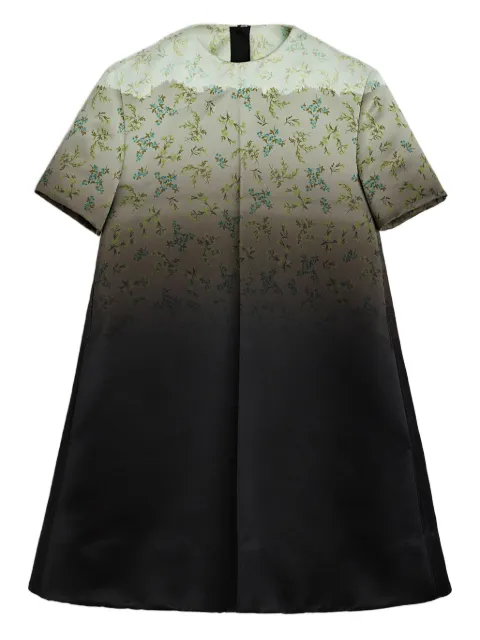 Jil Sander floral-print gradient mini dress