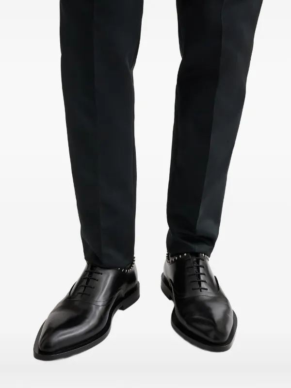 JilSander ジル・サンダーオックスフォードシューズ Jil Sander スタッズ オックスフォードシューズ | ブラック
