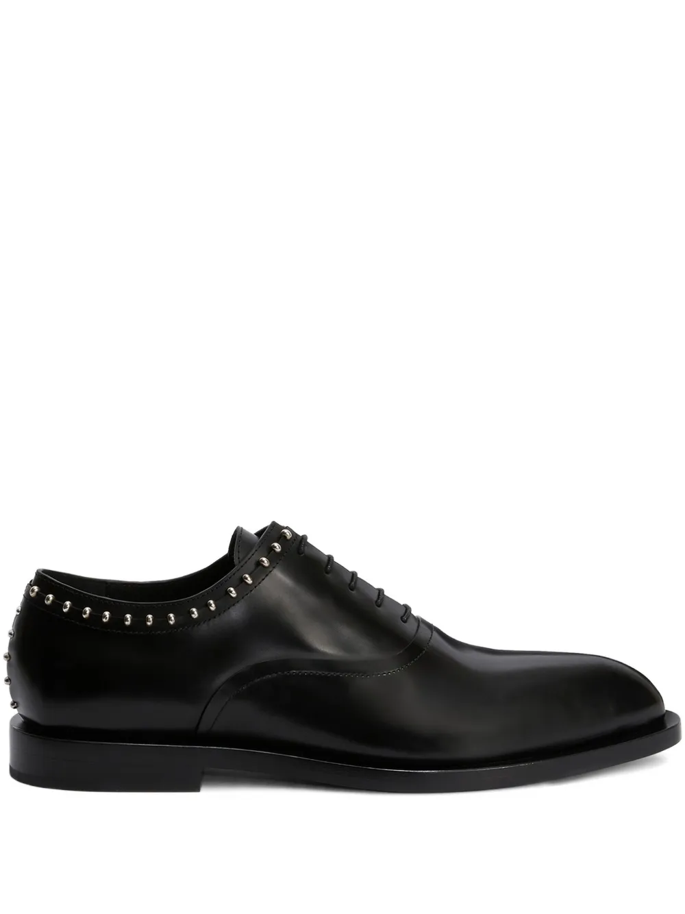 Jil Sander Oxford schoenen met studs Zwart