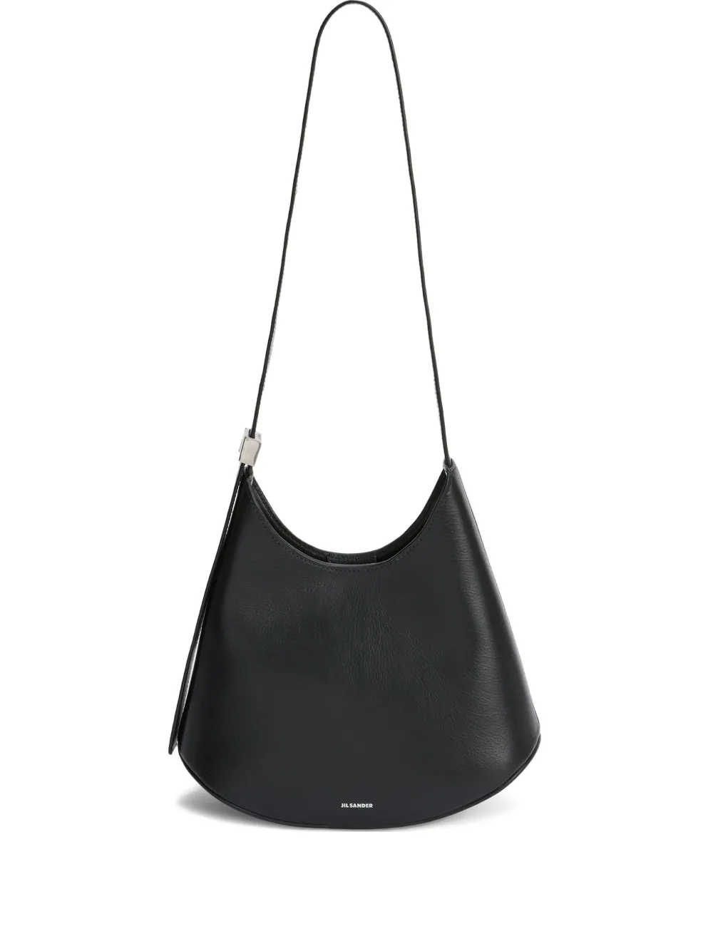 Jil Sander Eldorado kleine schoudertas met studs Zwart