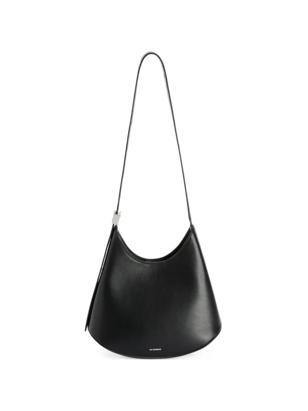 Jil Sander Eldorado kleine schoudertas met studs Zwart