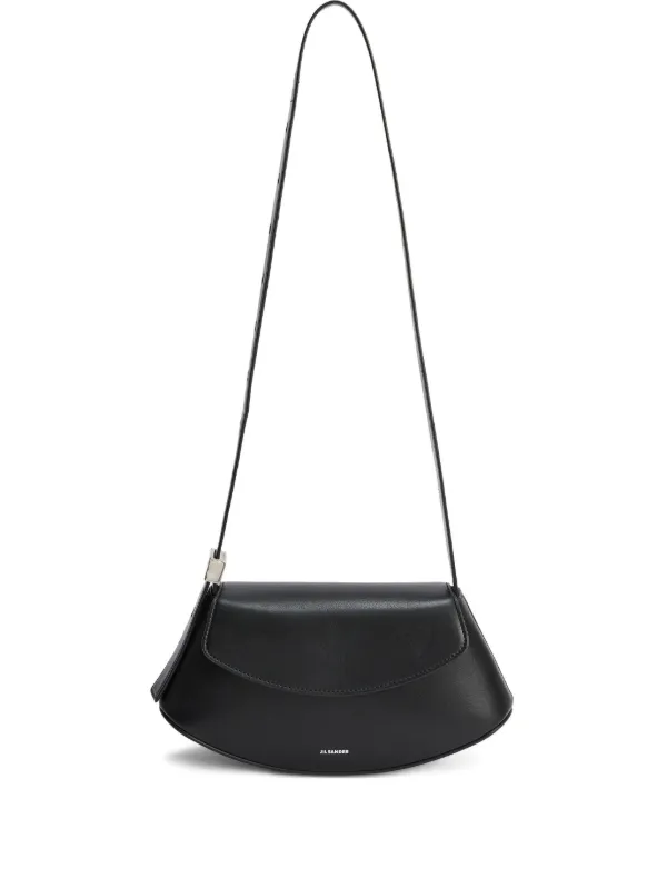 Jil Sander Eldorado レザーショルダーバッグ S | ブラック | FARFETCH JP