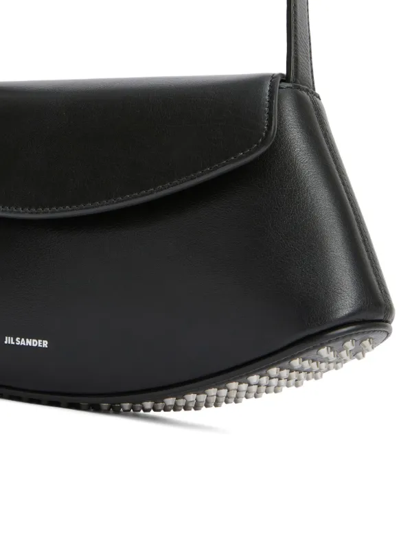 Jil Sander Eldorado レザーショルダーバッグ S | ブラック | FARFETCH JP