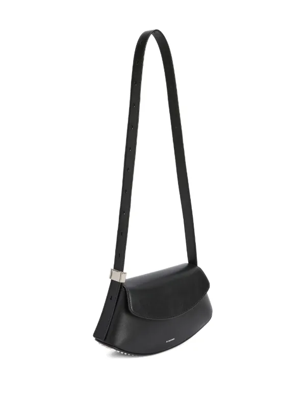 Jil Sander Eldorado レザーショルダーバッグ S | ブラック | FARFETCH JP