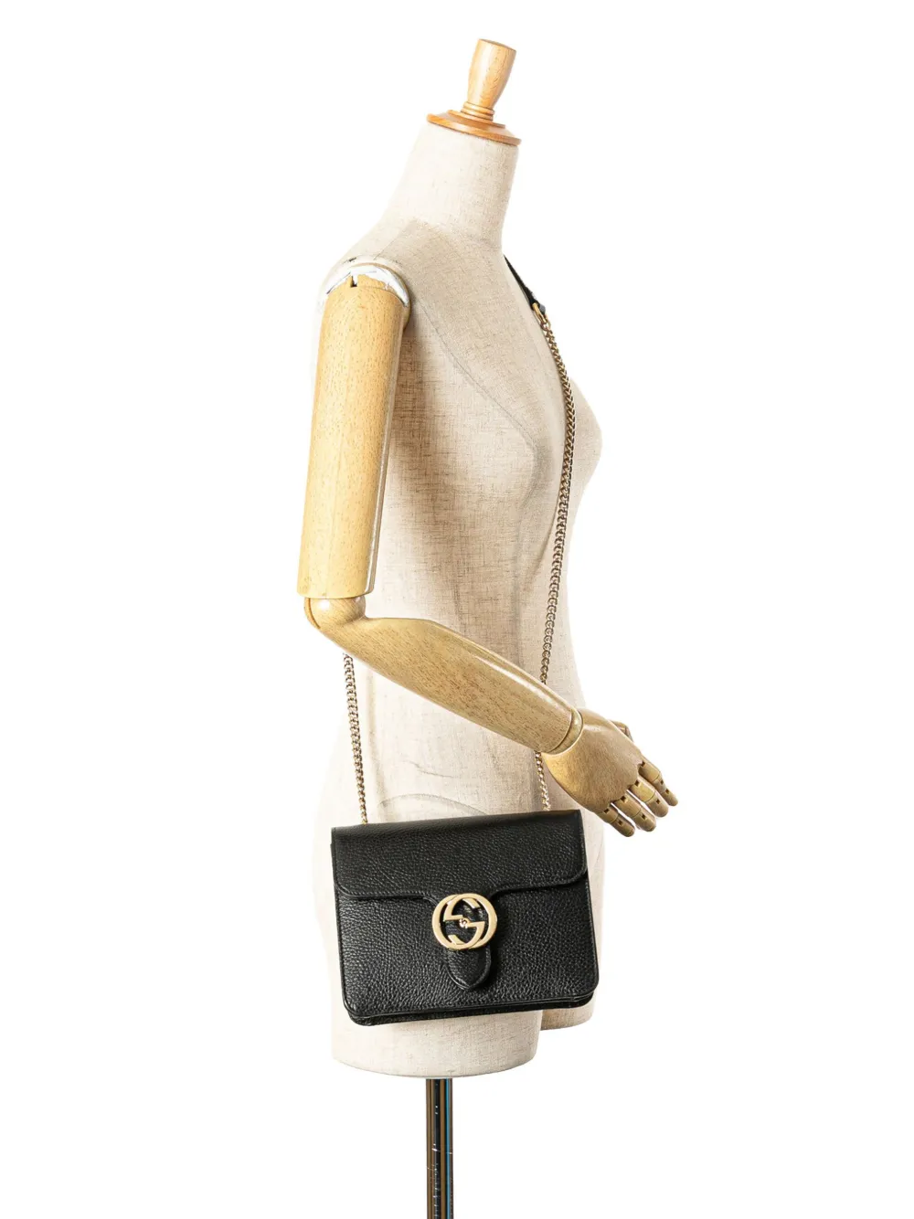 Gucci Pre-Owned 2000-2015 Small Dollar Calfskin Interlocking G crossbody bag | Pre-Owned | Image 2