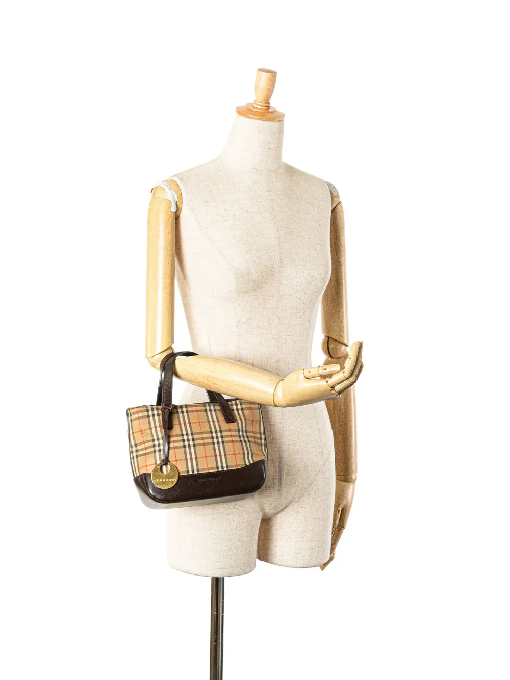 Burberry Pre-Owned bolsa de mano Haymarket Check Canvas 2000-2017 | Estilos de archivo | Image 2
