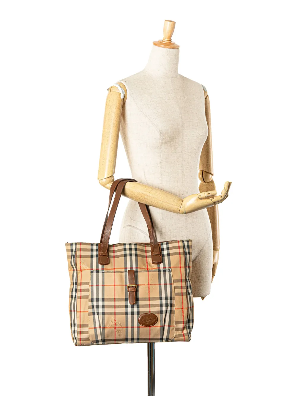 Burberry Pre-Owned 20th Century Haymarket Check Canvas tote bag | Pre-Owned | Image 2