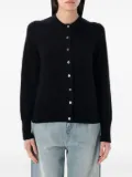 Rhea button-front cardigan - Black