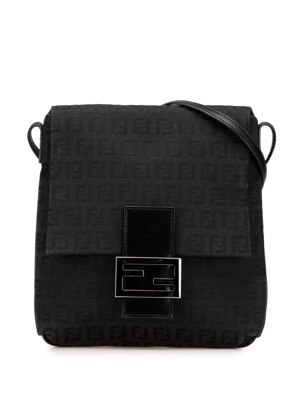 Fendi Pre-Owned 2000-2010 Zucchino Canvas crossbody bag | Black | Image 1