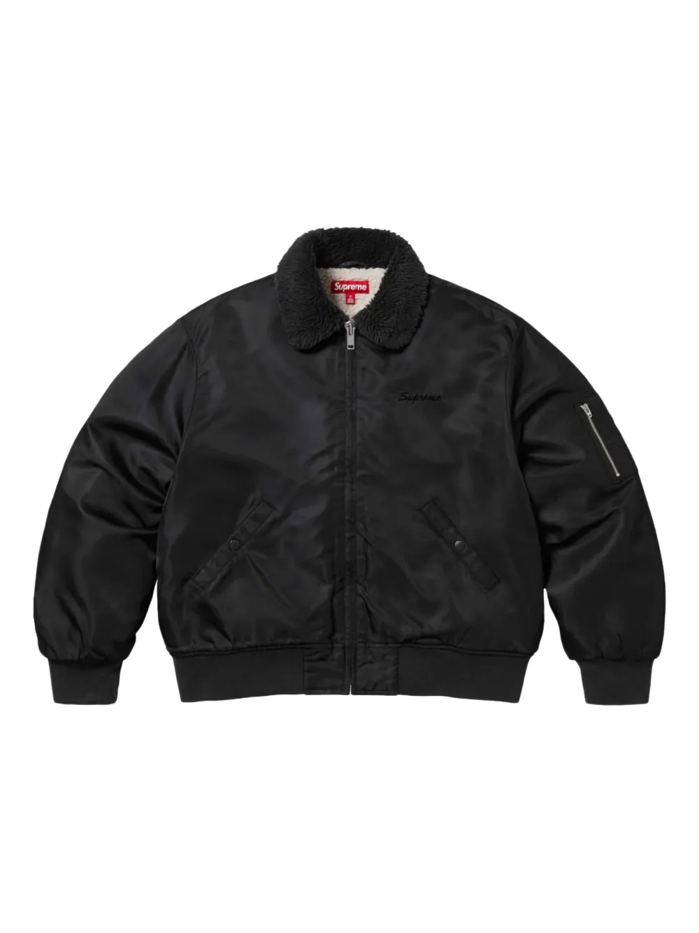 Supreme AOI Nylon bomber jacket | Black | Image 1
