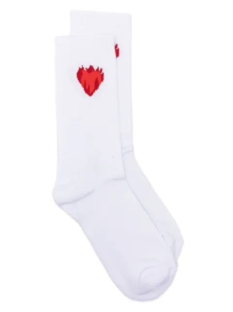 Vision Of Super heart-jacquard socks
