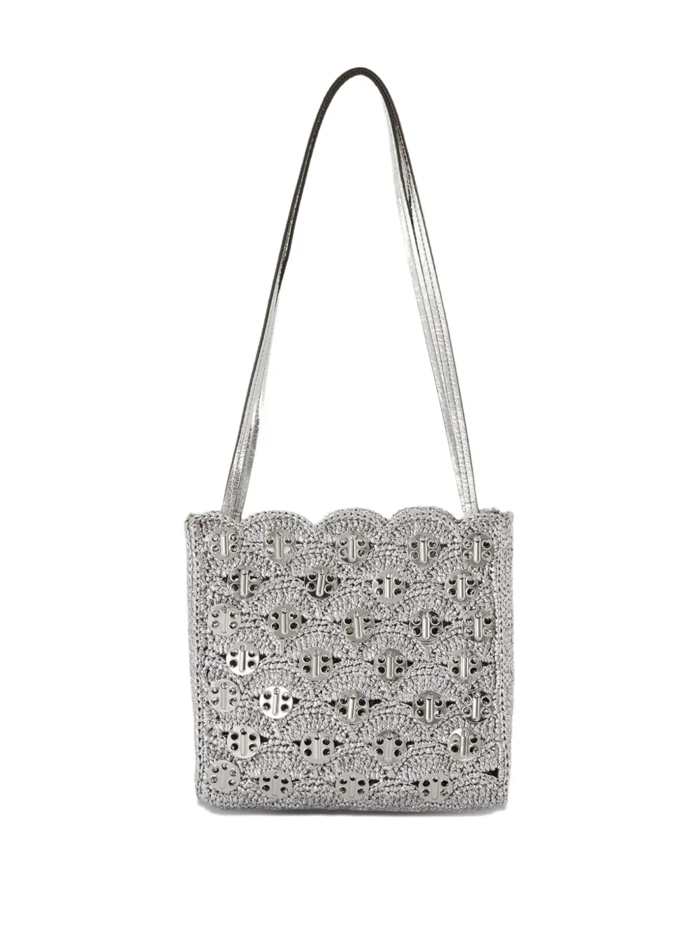 Rabanne scalloped-edge metal-detail shoulder bag | Image 2