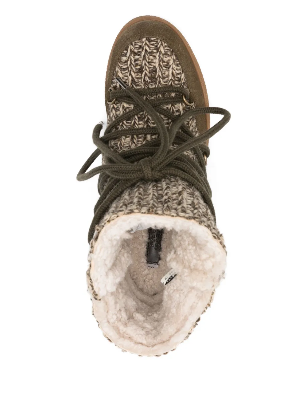 Isabel Marant Nowla Snow Boots In Green