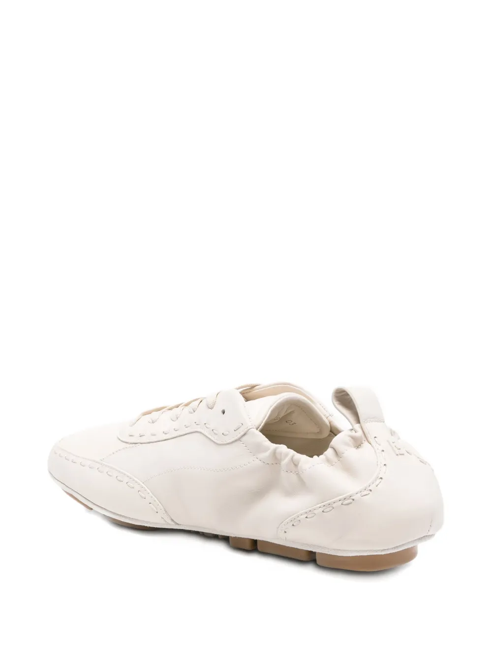 FENDI Fit lace-up sneakers Neutrals