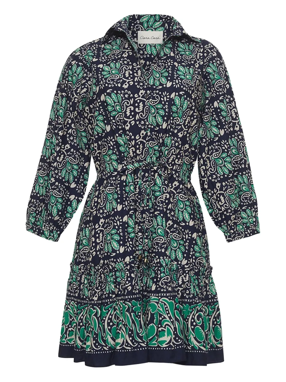 Cara Cara Chemisier Robin a fiori - Blu