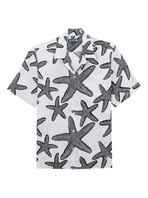 Vilebrequin starfish-print short-sleeve shirt