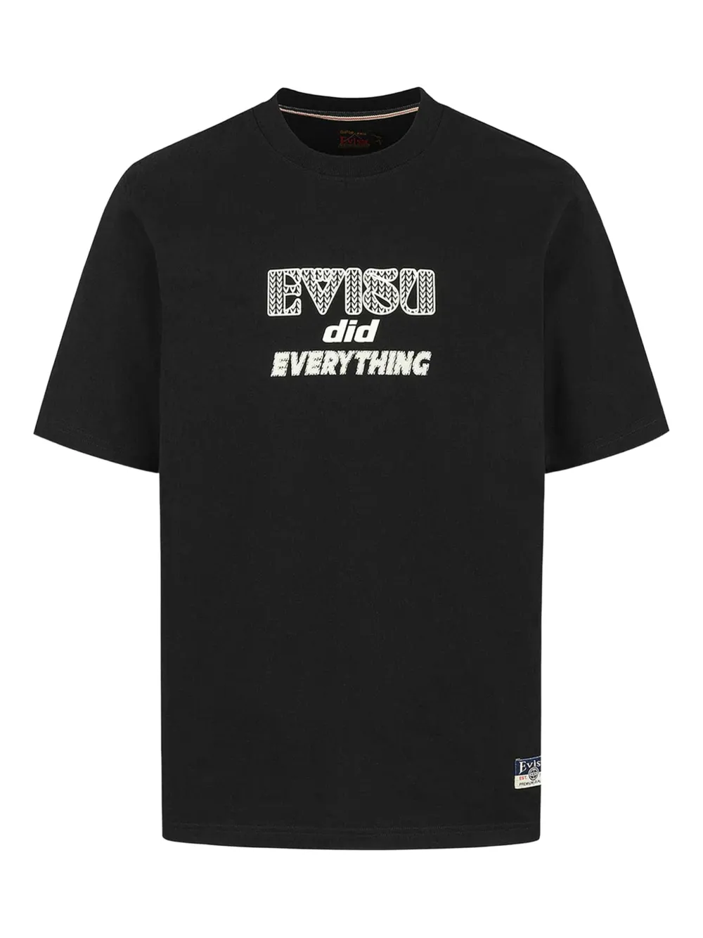 EVISU playera con estampado gráfico | negro | Image 1