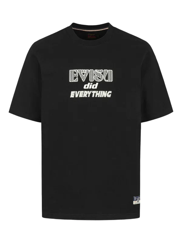 EVISU ブラック Tシャツ 30549769_59454790_600.jpg